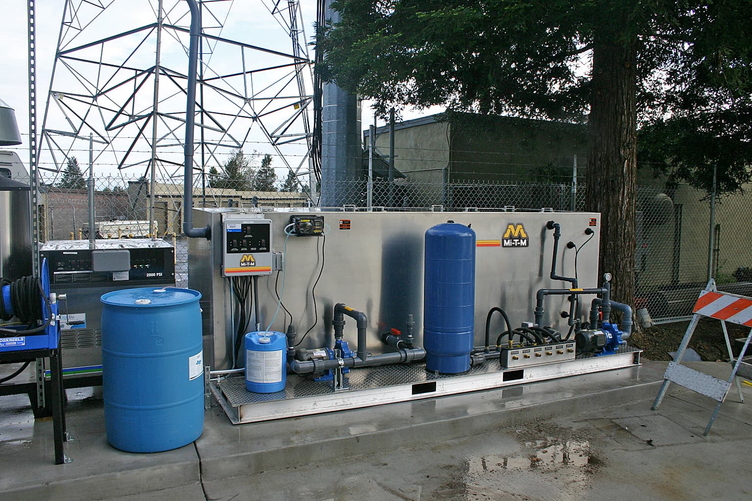 Industrial water recovery system equipment