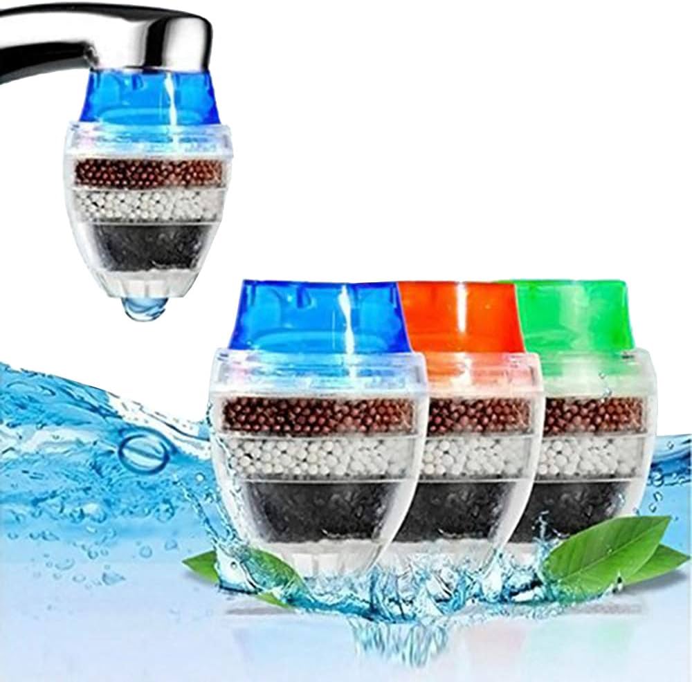 Multilayer faucet water filters for clean water